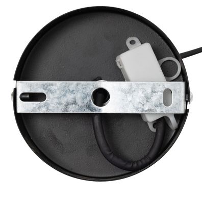 Atmosphera - Luster na lanku SAVIO 1xE27/40W/230V čierna