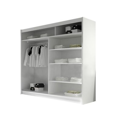 Šatníková skriňa TALIN I šírka 180 cm - čierna/dub artisan