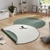 NORTHRUGS - Hanse Home koberce Kusový koberec Twin-Wendeteppiche 103095 green cream kruh – na von aj na doma - 140x140 (priemer) kruh cm