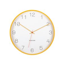 Karlsson 5926YE dizajnové nástenné hodiny 40 cm
