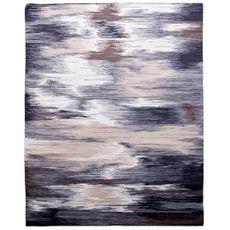 Diamond Carpets India , Ručne viazaný kusový koberec Apollo DESP P92 Charcoal, 80x150, šedá, viacfarebná, chodba / predsieň