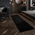 Flair Rugs koberce Behúň Indulgence Velvet Black - 60x230 cm