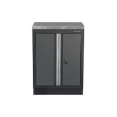 Dvojdverová skrinka s nerezovou pracovnou doskou Matabro SET-CA01057 | 1 polica | 680x465x950 mm