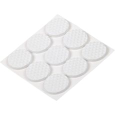 Podložky pod nábytok samolepiace  biele 21 mm 9 ks
