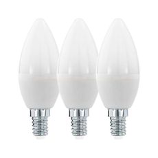 SADA 3x LED Žiarovka C37 E14/6W/230V 3000K - Eglo 12884