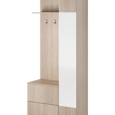 Piaski Předsíňová stěna Green 90 cm dub sonoma