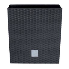 Prosperplast Kvetináč Rato Flat tmavo šedý, varianta 17 cm