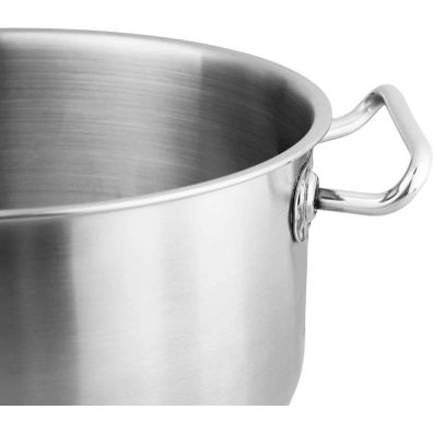 Veľký hrniec 24cm nerezový s pokrievkou 8l