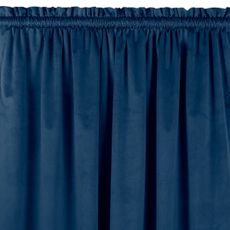 HOMEDE Závěs Vila s tunelem a nařasením indigo, velikost 400x300
