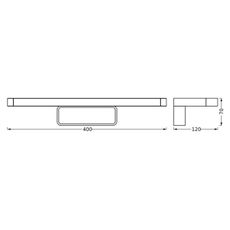 Ledvance - LED Kúpeľňové osvetlenie zrkadla DISC BAR LED/7W/230V 3000/4000K IP44