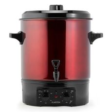 Klarstein Biggie, zavárací hrniec, 27 l, 2000 W, časovač, červený