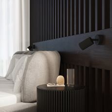 Sollux SL.1579 - Nástenné bodové svietidlo KARBON 1xGU10/10W/230V čierna