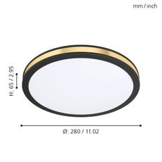 Eglo 99406 - LED Stropné svietidlo PESCAITO LED/11W/230V