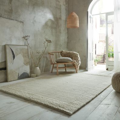 Béžový vlnený koberec 170x120 cm Rue - Flair Rugs
