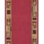 Associated Weavers , Protišmykový behúň na mieru Jena 10, šíre 120 cm, červená, chodba / predsieň