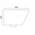 REA - WC - CARLO MINI RIMLESS DUROPLAST/FLAT/ZM GOLD EDGE