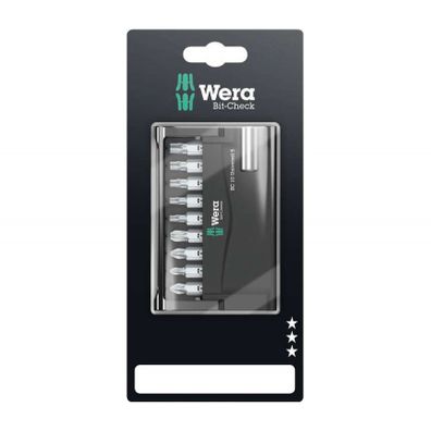 Wera 073416 Bit-Check 10 Universal 5 SB s držiakom 899/4/1 (sada 10 kusov)