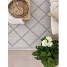 Hanse Home , Kusový koberec Twin Supreme 103760 Grey / Cream – na von aj na doma, 160x230, šedá, chodba / predsieň
