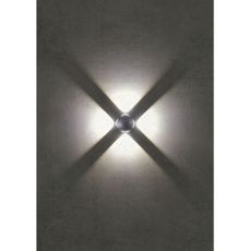Redo 90500 -LED Vonkajšie nástenné svietidlo MILESTONE 4xLED/3W/230V IP54 antracit