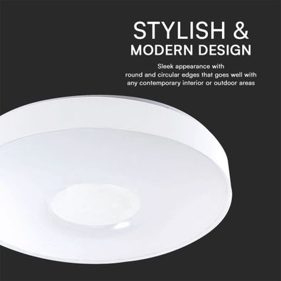 LED Stmievateľné stropné svietidlo LED/60W/230V 3000-6500K 49,5 cm biela + DO