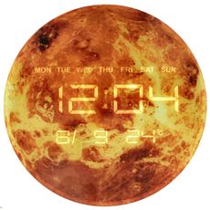 IKO Nástenné hodiny Mars – LED displej, 32 cm