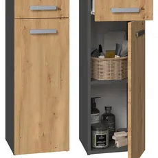 TP Living Kúpeľňová skrinka Nel V DS dub artisan/antracit