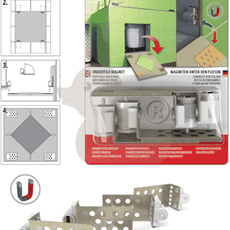 Magnety pod obklady Havos pozink a plast MAGNETYST