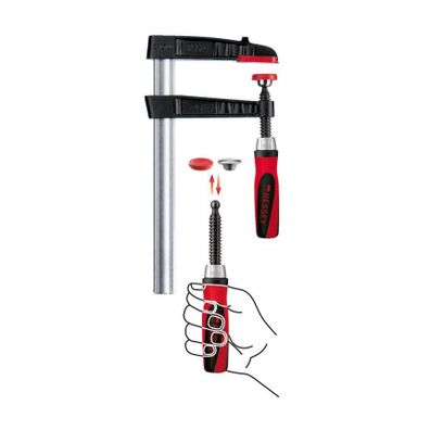 Bessey TG30-2K pevná skrutková svorka z tvrdenej liatiny 300/140 mm
