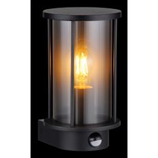 Globo 31360S - Vonkajšie nástenné svietidlo so senzorom GRACEY 1xE27/60W/230V IP54