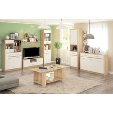 NABBI Tavir TV-1DRW2D tv stolík dub sonoma / biela