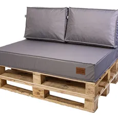 Golden Garden Paletové sedenie GG35 podsedák a vankúš 120cm x 80cm x 15cm Sivá 2
