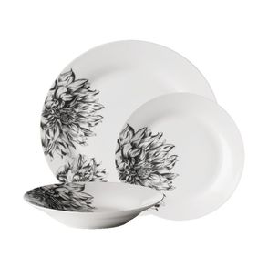 Porcelánová jedálenská súprava 12 ks Avie – Premier Housewares