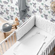 Napínacia mušelínová detská plachta do postieľky 60x120 cm – Bébé Douceur