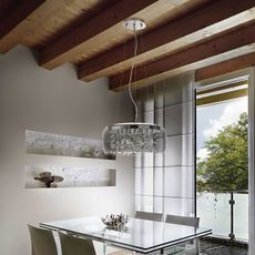 Ideal Lux - Luster na lanku AUDI 5xG9/40W/230V dymová