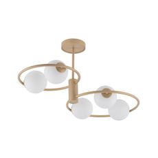 Luster na tyči AQUA 5xG9/12W/230V zlatá