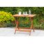 Gardenson SKLADACÍ ZÁHRADNÝ STÔL, drevo, 90/72/60 cm