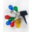 LED Solárna vonkajšia reťaz 10xLED/1,2V 300 mAh 2,2 m IP44 multicolor