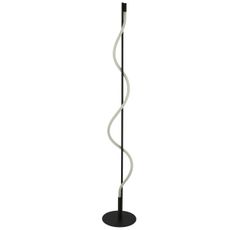 Searchlight EU57213BK - LED Stmievateľná stojacia lampa REMY LED/20W/230V čierna