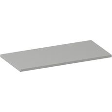 Polica ku kovovým skriniam, 950 x 500 mm, 80 kg, sivá, 1 ks