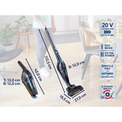 Leifheit Akumulátorový vysávač Rotaro PowerVac 2v1 20 V 11928