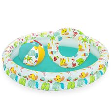 Bazén pre deti 1.22x0.2m + lopta a koleso 51124