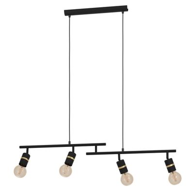 Eglo 900177 - Luster na lanku LURONE 4xE27/10W/230V