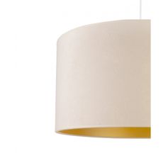 Duolla - Luster na lanku ROLLER 1xE27/40W/230V pr. 40 cm krémová