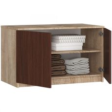 Nadstavba na skriňu S90 -dub sonoma/wenge