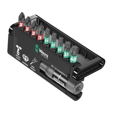 Wera 057682 1/4" Bit-Check 10 Impaktor 2 (sada 10 kusov)