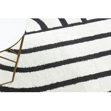 Dywany Łuszczów , Kusový koberec Mode 8631 geometric cream/black, 180x270, čiernobiela, detská izba