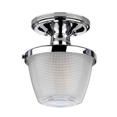 Quoizel QZ-DUBLIN-SF-PC - Kúpeľňové svietidlo DUBLIN 1xE27/40W/230V IP44 chróm