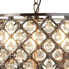 Searchlight 7813-3CU - Krištáľový luster na reťazi MARQUISE 3xE14/40W/230V
