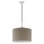 Eglo - LED  Luster na lanku TUNJA 1xE27/60W/230V taupe