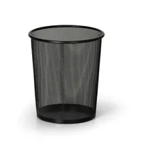 Drôtený odpadkový kôš na papiere, 12 litrov, čierny